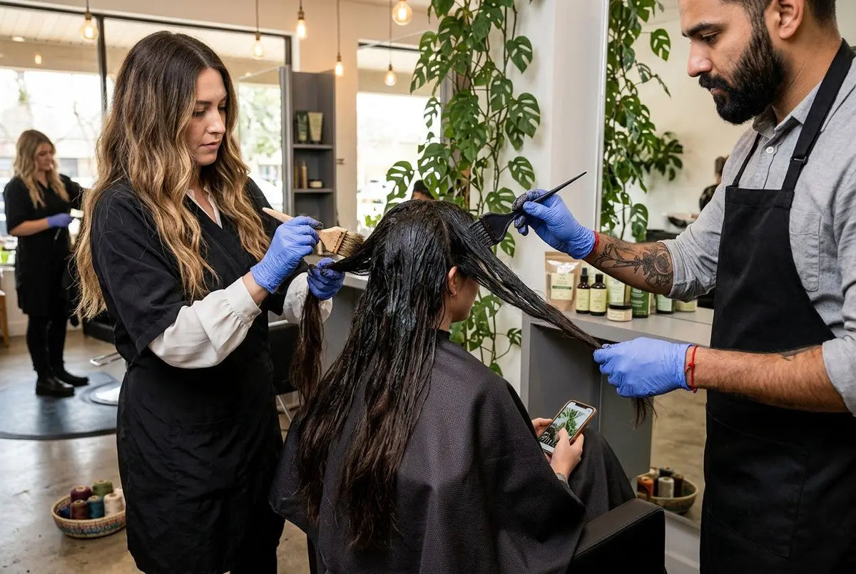 Coloration cheveux plantes naturelles : guide végétale complet