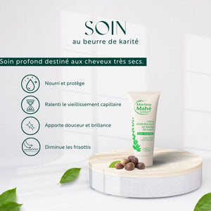 Crème régénératrice au beurre de karité pour cheveux secs