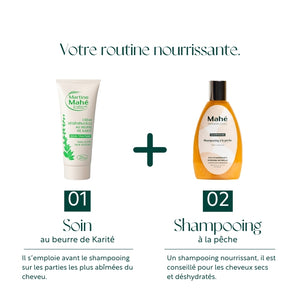 Crème régénératrice au beurre de karité pour cheveux secs