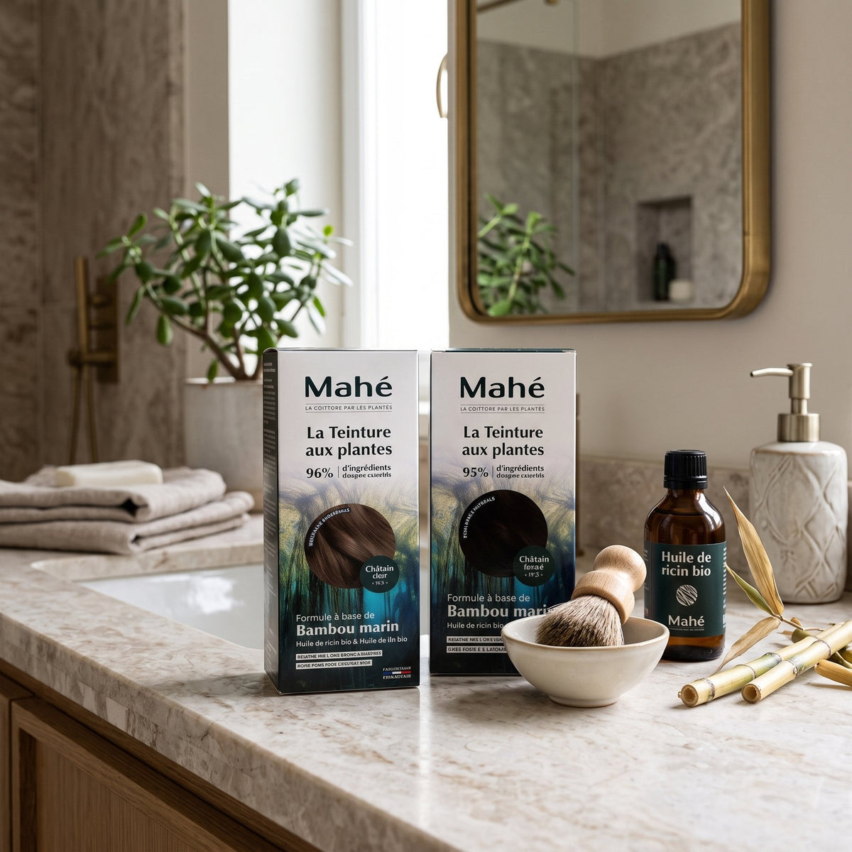 Coffrets Teinture aux Plantes châtain MAHÉ
