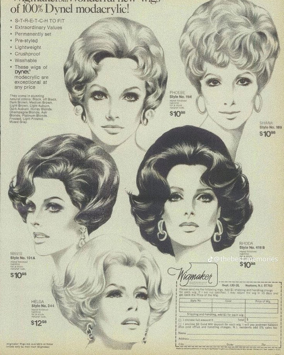 Publicité vintage coiffure