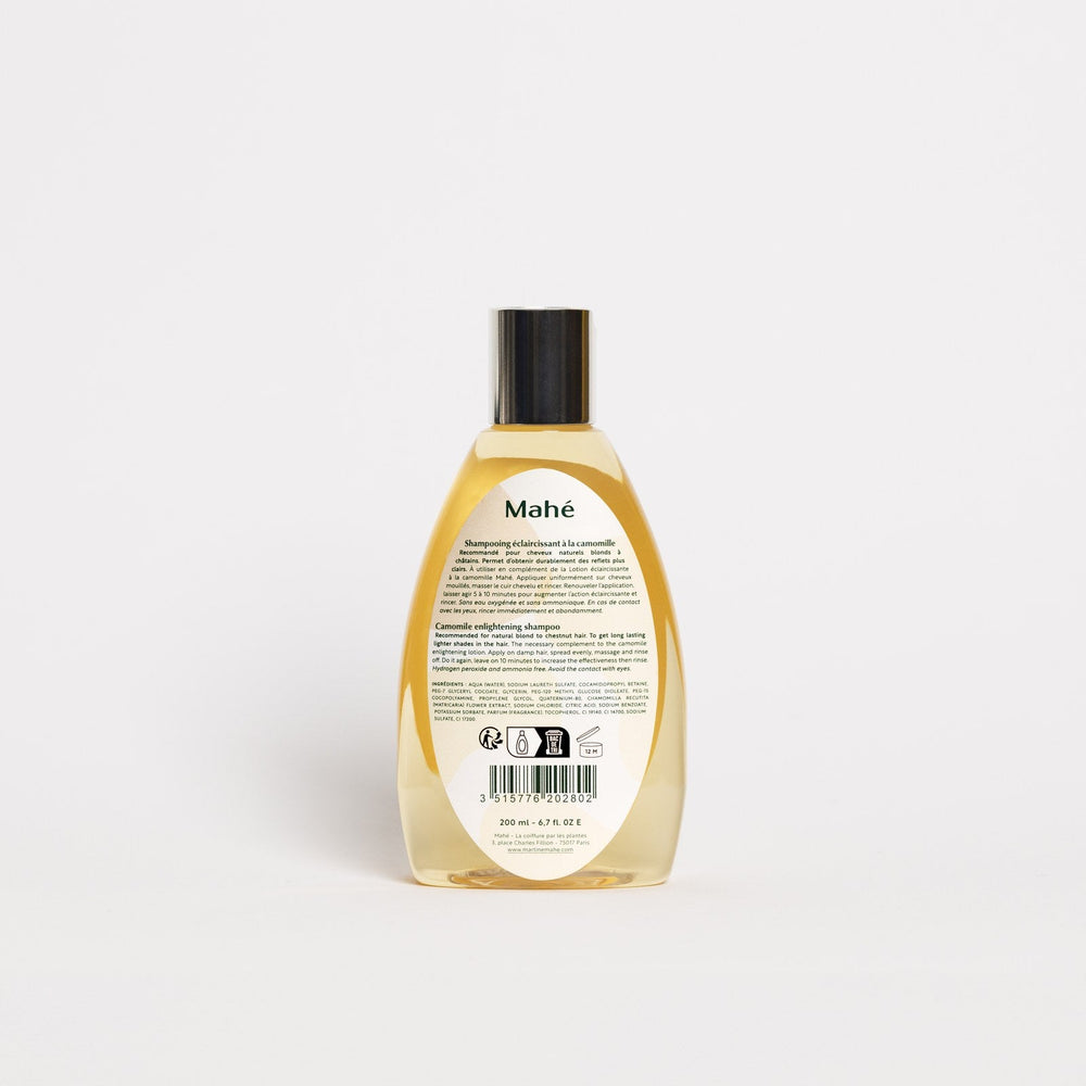 Shampooing éclaircissant à la camomille MAHÉ